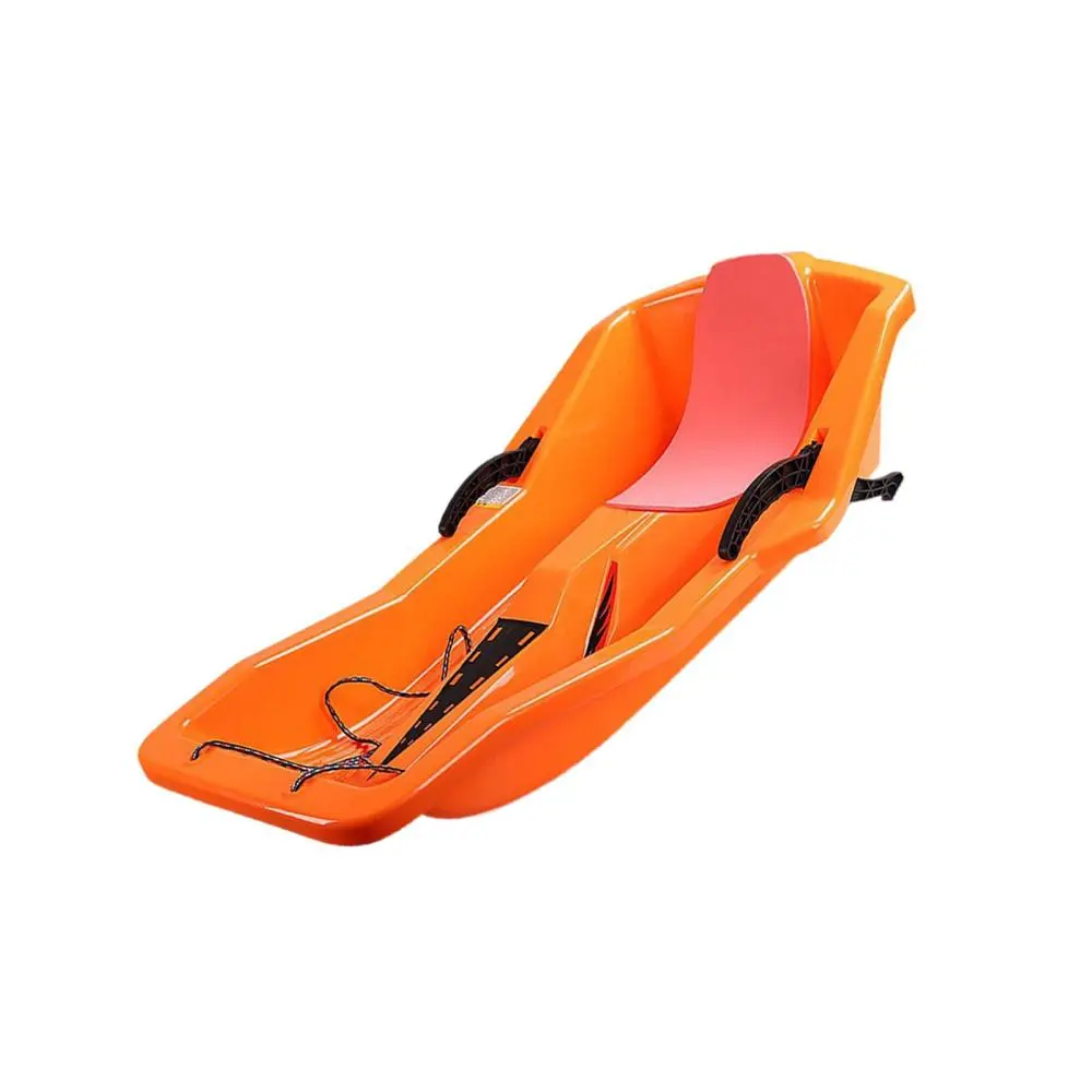 Xe Trượt Tuyết Xuống Dốc Bằng Nhựa Cho 2 Tay Đua, Xe Trượt Tuyết Chống Mài Mòn, Unisex