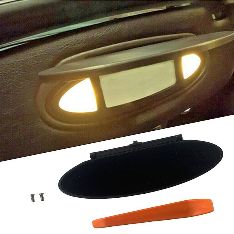 Product Introduction of Replacement Part Sunvisor Vanity Mirror Cover 1pc 99670142102 ABS Plastic Black Car Accessories For 911 996 / 997 23