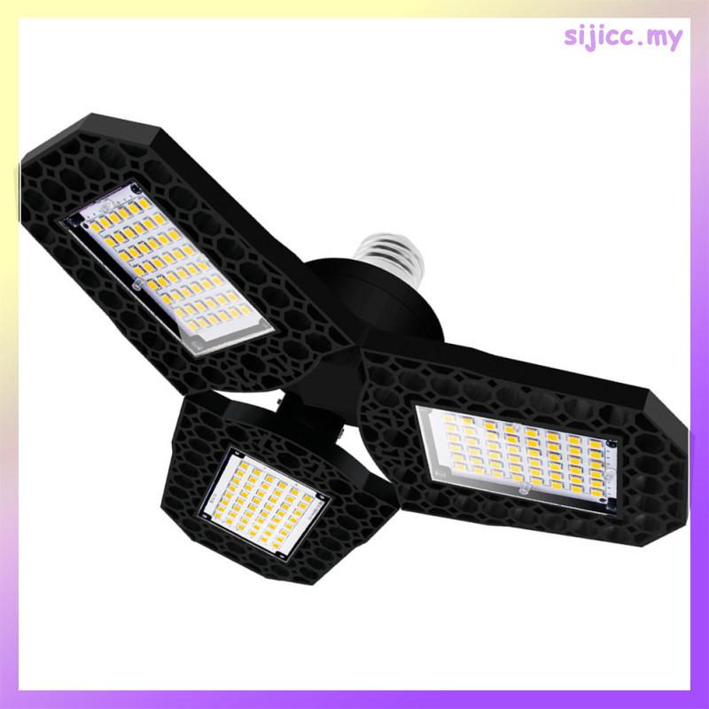 Product Introduction of Ready Stock Ceiling Lights Garage Deformable Motion Sensor LED Lamps Workshop Folding Deformation Out of Shape Sports sijicc 6