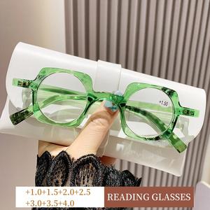 แว่นตาอ่านหนังสือ, กรองแสงสีฟ้า, สไตล์เรโทร, สำหรับผู้ชายและผู้หญิง, กรอบสี่เหลี่ยมและเล็ก, สายตายาว, ทันสมัย, ทรงผิดปกติ, เหมาะสำหรับคอมพิวเตอร์, แว่นตา, แว่นตาคอมพิวเตอร์