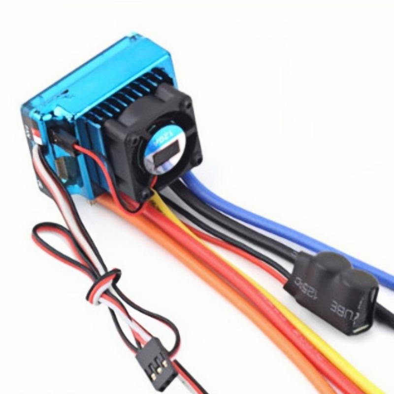 Product Introduction of Durable 45A 60A 80A 120A Brushless ESC 1:8 1:10 1:12 Dust-proof Electric Speed Controller Waterproof XT60 T Plug RC Crawler Parts 38