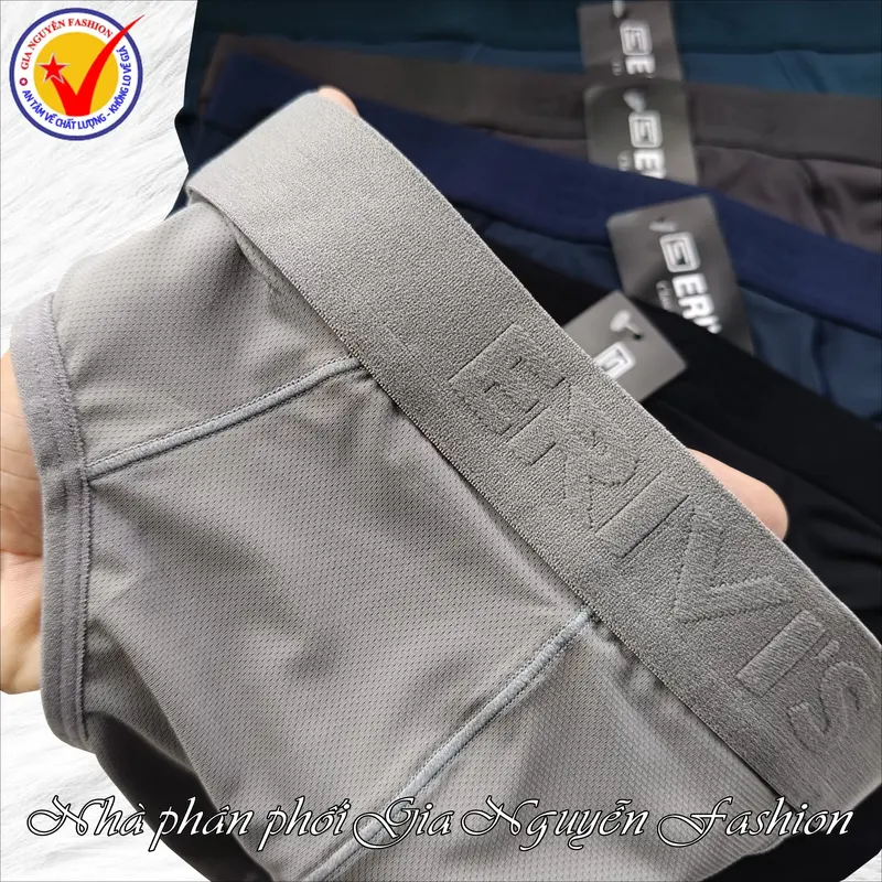 Combo 5 quần lót nam, lưới thun lạnh thông hơi, hàng Erivis Việt Nam, chất lượng cao 8