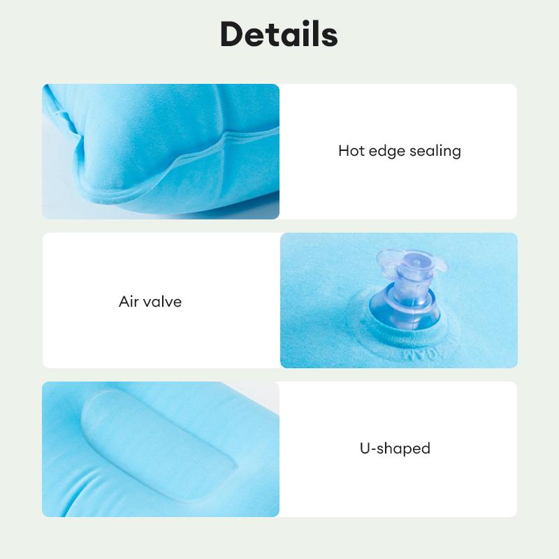 Product Introduction of Vusign by Deli VS4042 1Pc Inflatable Soft Air Pillow for Bedroom Outdoor Home Living Supplies 11
