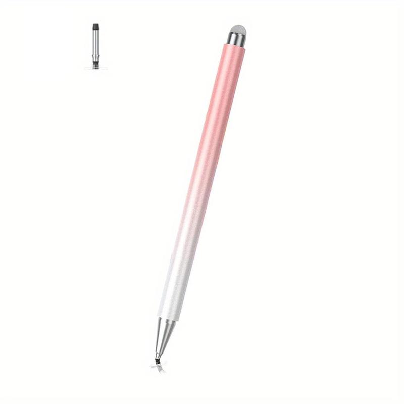 2 In 1 Stylus Pen with Magnetic Cap, High Sensitivity Disc & Fiber Tip Stylus Pen, Universal Stylus Pen Compatible with iPad, iPhone, Android, Microsoft Tablets 1