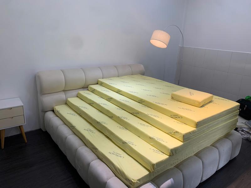 NỆM 1m8 x 2m x 10cm American Êm ái * Đàn hồi tốt giá tại nhà máy 10 phân CAO SU NON