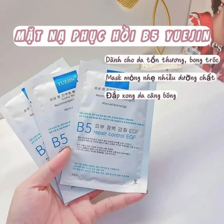 MẶT NẠ B5 GIÚP PHỤC HỒI DA HÀN QUỐC 1 MIẾNG 25ML