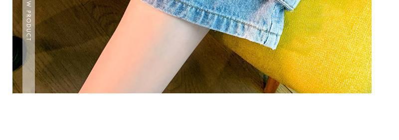 Product Introduction of 2025 Summer New Girls' Denim Shorts for Big Kids Stylish Outdoor Wear Children's Korean Style Pants creeper  pants  girl 2