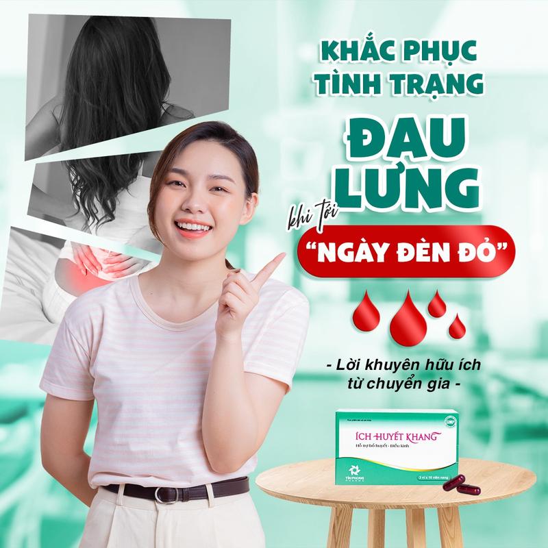 Viên Uống Ích Huyết Khang Hỗ Trợ Giảm Rối Loạn Chu Kì, Điều hòa chu kỳ Hộp 30 Viên TTP002 2