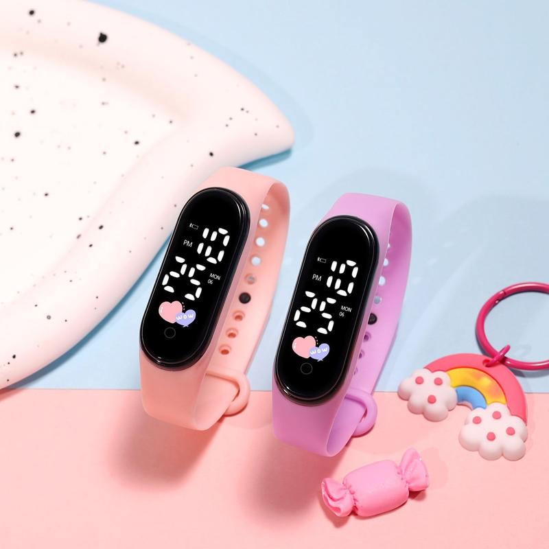 Product Introduction of Trendy Cool Luminous Waterproof Electronic Watch for Middle and High School Students 0