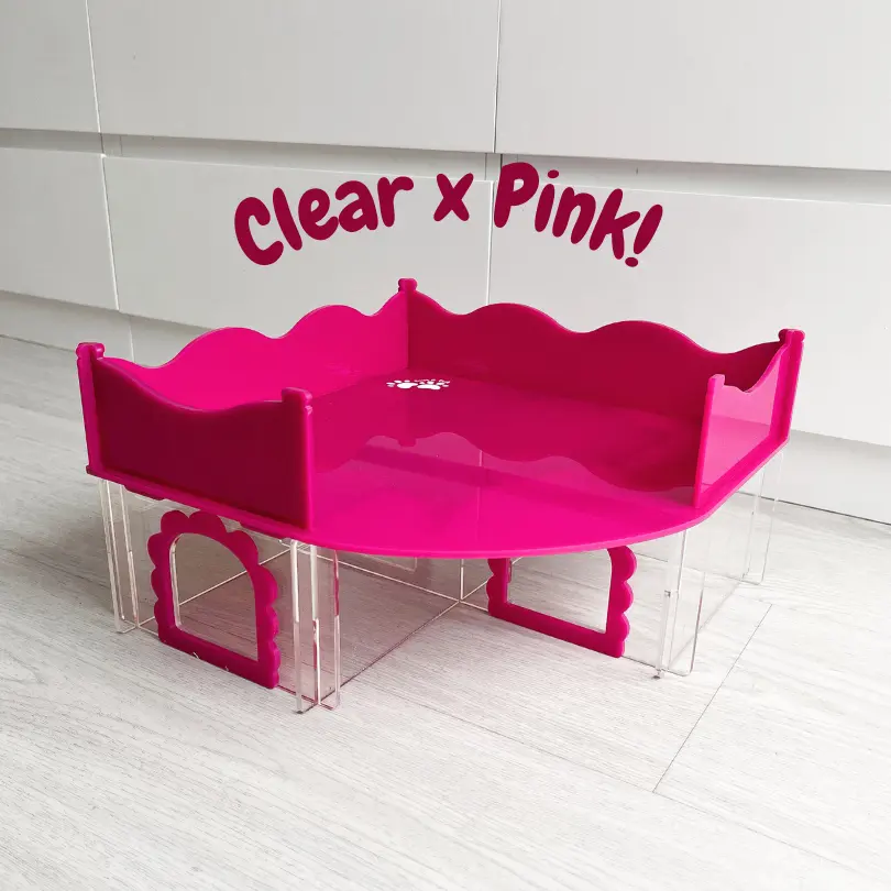Clear x Pink!