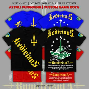 Kaos Pagar Nusa Kedirians Bumi Trisula Cotton Combed 24s