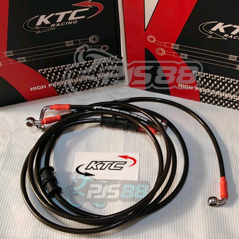 selang rem set depan dan belakang Nmax new old non abs KTC racing original / Selang rem KTC racing Nmax new old 2