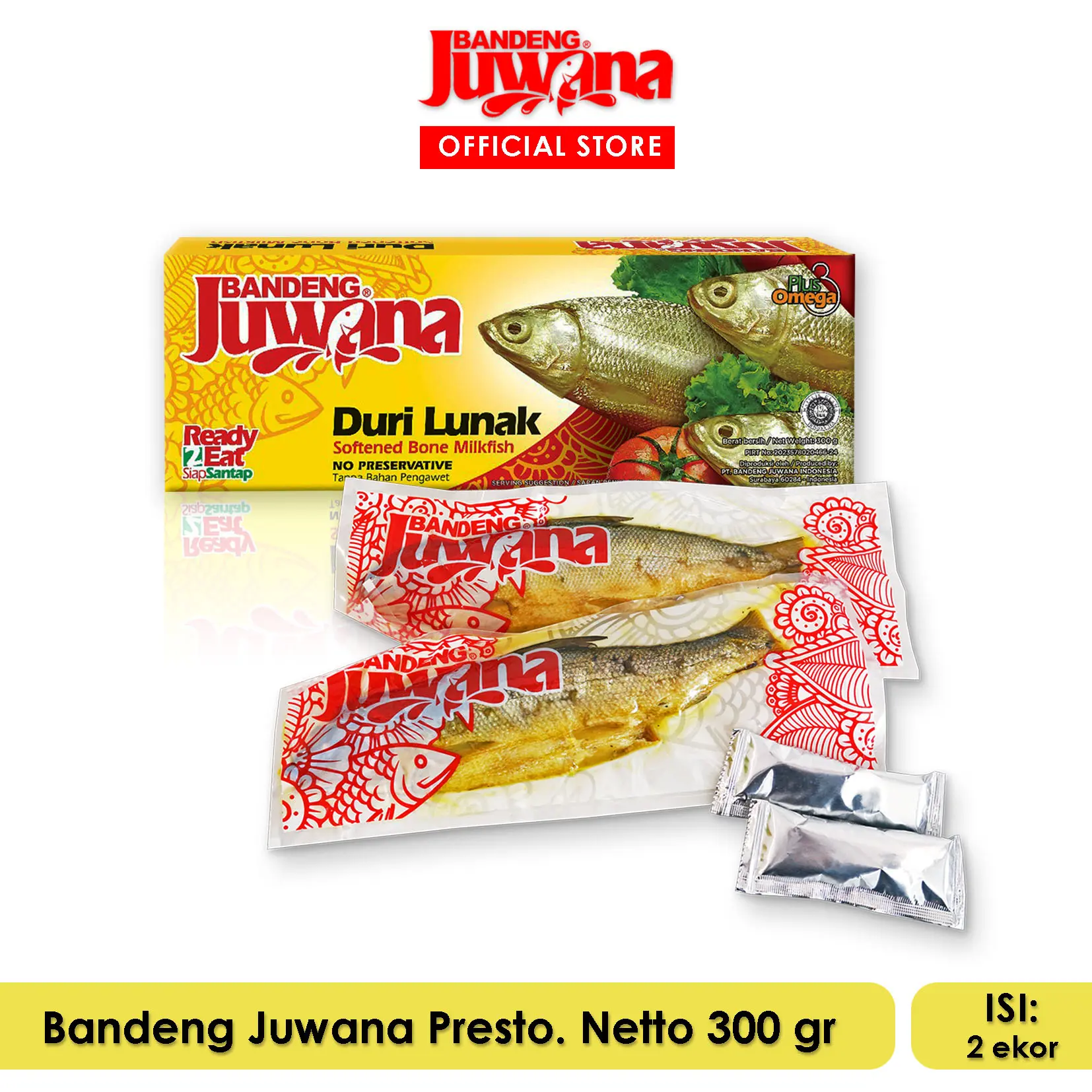 Bandeng Juwana Presto Dus (Isi 2 Ekor) Food Goreng Makanan Food Sambal
