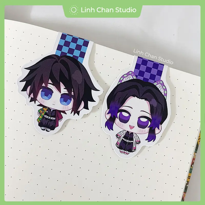 Bookmark nam châm Kimetsu no Yaiba | LCS x Artist Lee Tỏa 4