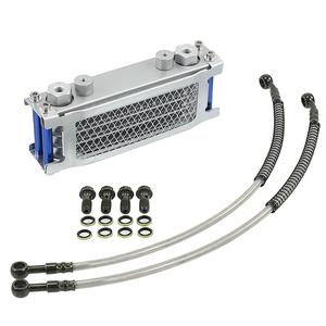 Universal Motorcycle Oil Cooler Radiator Aluminium Oil Cooling Radiator System