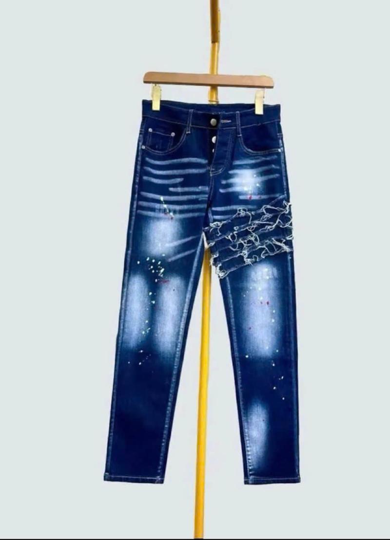Product Introduction of Quần jean nam dài mài xước nhẹ vẩy sơn, chất vải co dãn 4 chiều, phong cách trẻ trung năng động, có túi - Pants 12