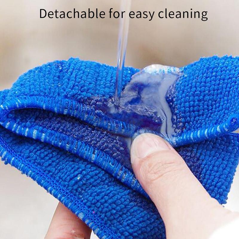 Solid Color Non-slip Durable Cleaning Cloth, 1 Count Removable Air Conditioner Outlet Gap Dust Brush, Household Cleaning Supplies, Cleaning Bundles for House, Cleaning Gadgets for Home, House Cleaning Tools 4