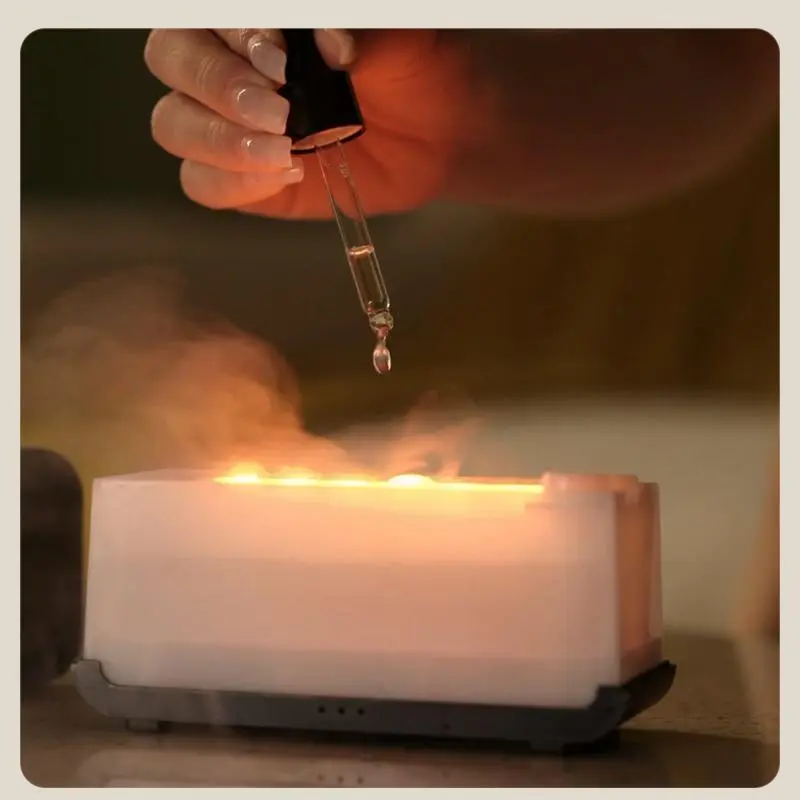 5V 2A Essential Oil Aroma Diffuser, USB Powered Silent Desktop Humidifier with Night Light, Home Appliances for Bedroom, Living Room, Office 5