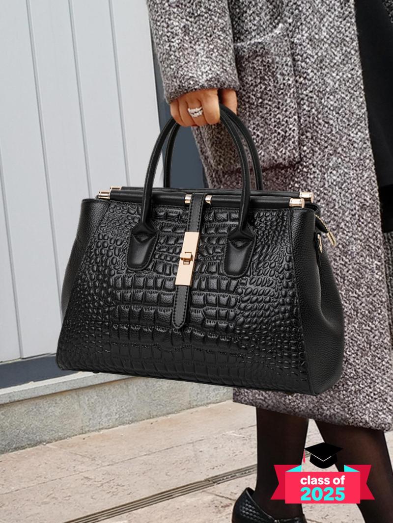 Product Introduction of Women's Fashionable Handbag with Adjustable Strap, Casual Versatile Zipper Shoulder Bag for Daily Used, Trendy High-quality Daily Commuting Bag, Girl Fashionable Shopping Purse 0