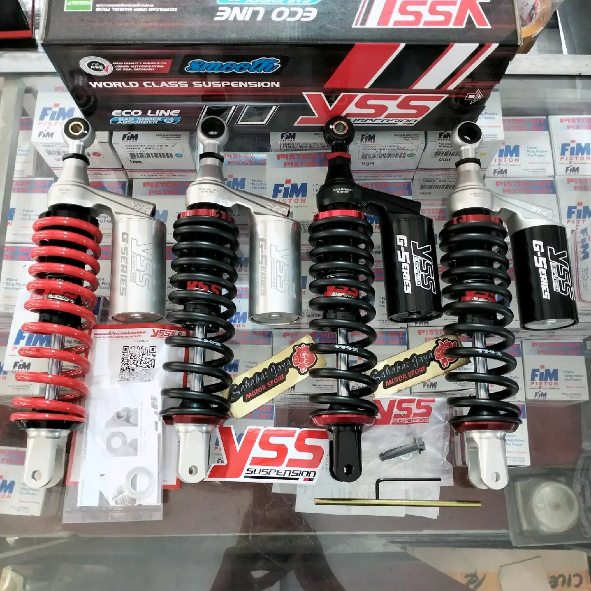 Shock Tabung Yss New G-PLUS Smooth Vario 125 Vario 150 Beat Fi Scoopy Fi Vario 110 Fi Spacy Fi 330MM Original Thailand Yss