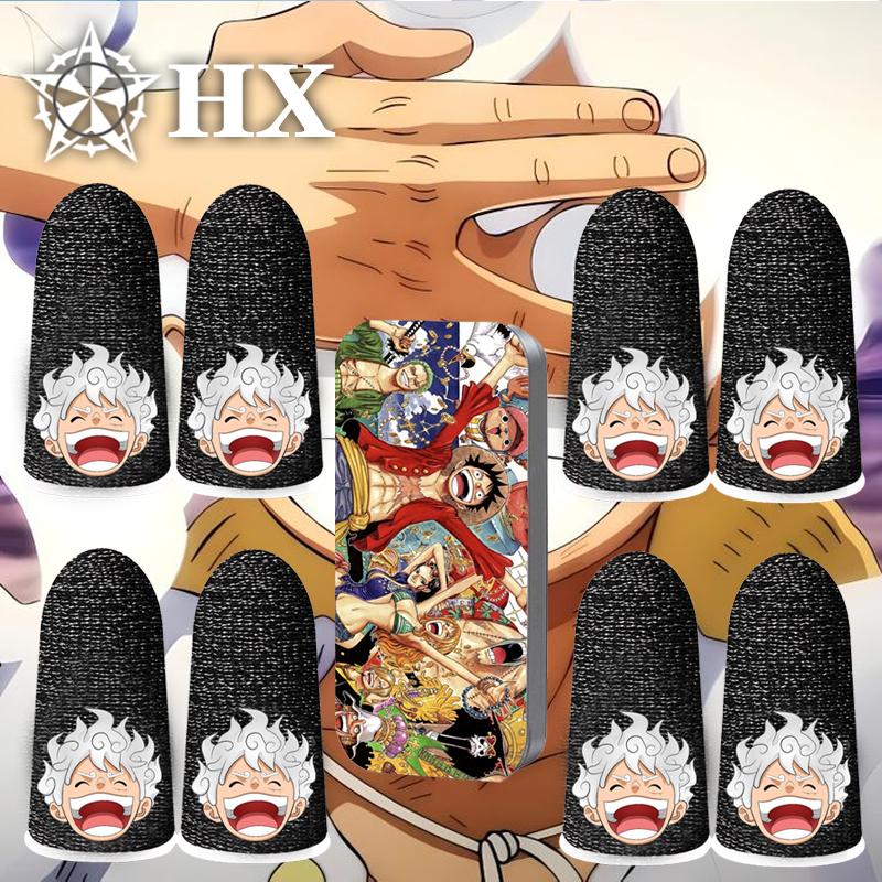 Product Introduction of Lengan Peluh Jari Antipeluh, HX, Reka Bentuk One Piece Luffi-Nika, Sesuai untuk Kanak-kanak Bermain Permainan, Hadiah Krismas, Ketibaan Baru Luffy Mic 31