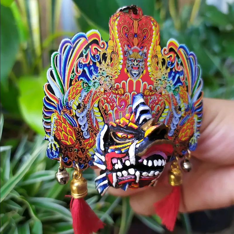 barongan KUCINGAN DEVIL  miniatur gantungan kunci souvenir 0