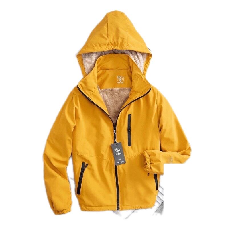 Áo Khoác Gió LÓT LÔNG Cừu Nam Nữ MẪU 3 KHÓA Mùa Đông Chống Nước Kháng Gió  Có Túi Khóa Kéo Tiện Lợi