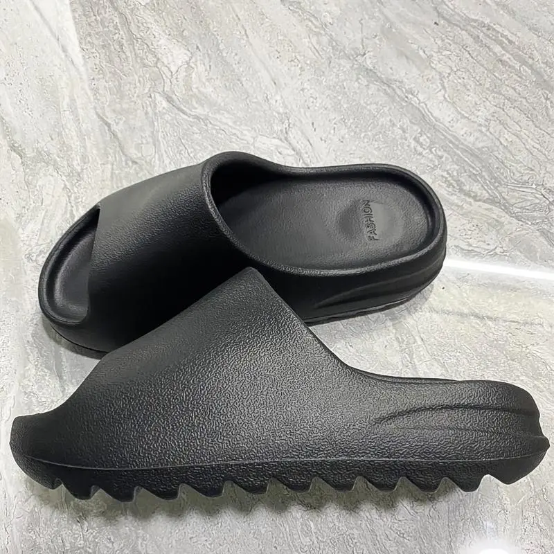 Dép nam nữ quai ngang đế cao 5cm Slide nhám phom chuẩn - dép bánh mì đế cao bản cao cấp Slipper DéP Đế Bằng Cao Su Jean Hoa 5