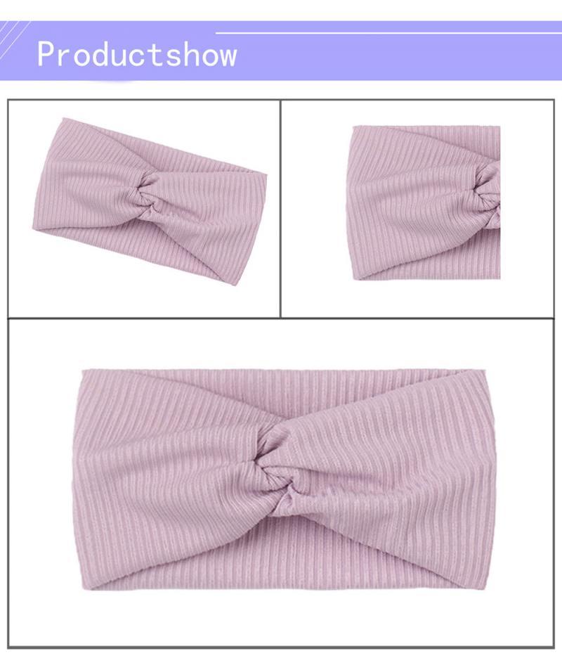Product Introduction of Spring Summer Baby Headband Solid Color Stretch Elastic Comfortable Fashion Headwear For 0-4 Years Baby Girls Hair Accessories 19