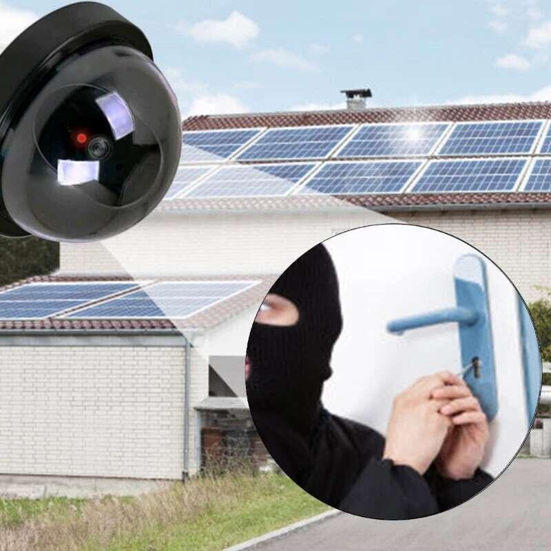 Product Introduction of Fake Plastic Dome CCTV Security With Flashing Led Surveillances Camera Indoor Outdoor 15