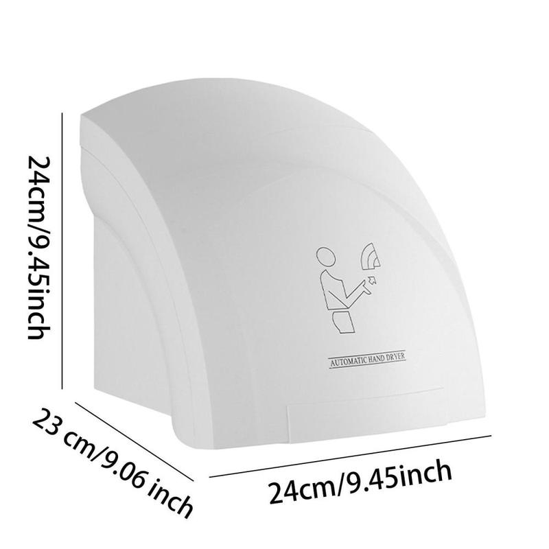 Product Introduction of Automatic Electric Hand Dryer High Speed Quiet for Bathrooms Hands Drying Device Commercial for Restroom Business Toilets Hotel 0