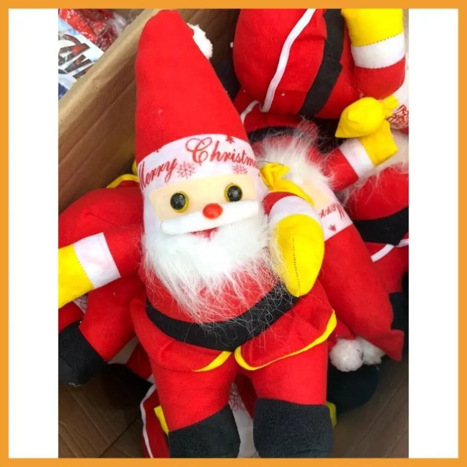 Gấu Bông Hình Ông Già Noel Đang Ngồi Nhiều Kích Thước Đồ Chơi Toy