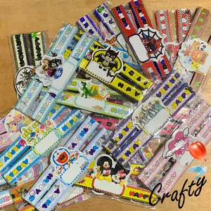 TOPI Pesta Ulang Tahun Anak LINGKAR KARAKTER isi 10 buah