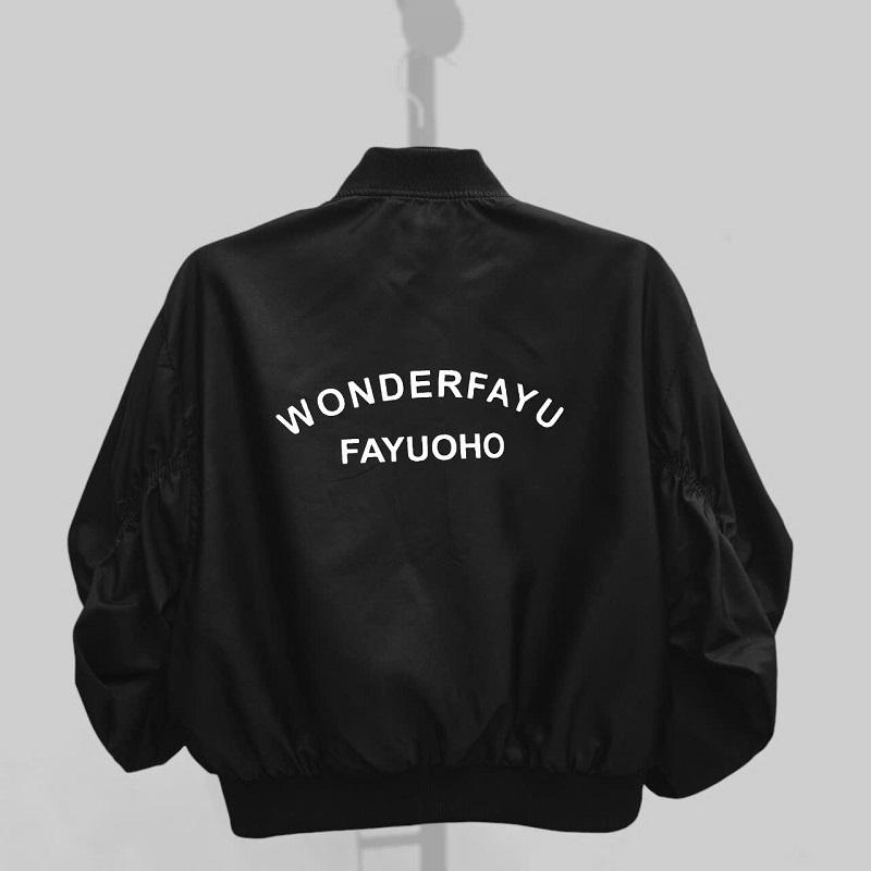 Áo Khoác Gió BAZI Nữ From Croptop Có In Logo Sau Lưng, Nhún Tay - BAZI CLOTHER