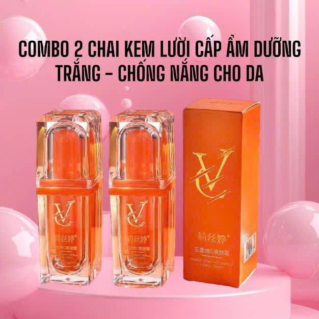 (COMBO 2 CHAI) Kem Lười Che Khuyết Điểm VC Cấp ẩm, Làm Sáng Da, Che Khuyết Điểm Hổ trợ chống nắng bảo vệ da