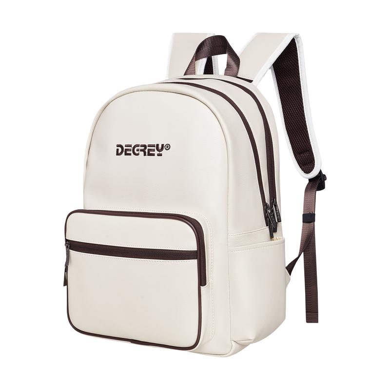 Degrey Double Leather Basic Balo Kem - LBBDK Backpack Đeo Vai  Da