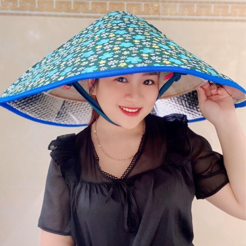 2 cái nón lá cách nhiệt chống nắng Đk 65cm - Không bao gồm nón lá- GIAO MÀU NGẪU NHIÊN