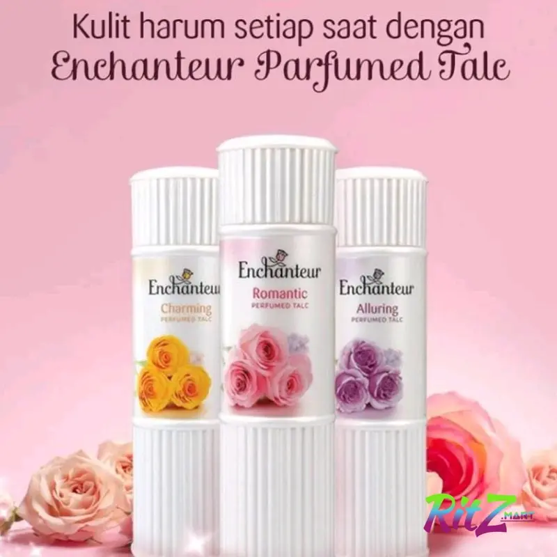 Enchanteur Perfumed Talc Bedak Parfum 200gr 0