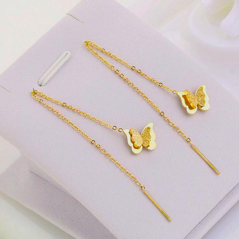 Product Introduction of Anting Titanium Wanita Model Juntai Kupu Terlaris 1
