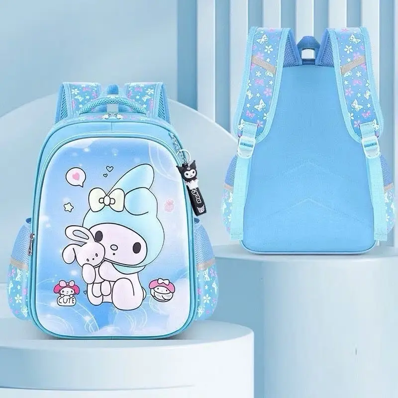 ￼Balo Kuromi 3D balo học sinh tiểu học balo cho bé gái - CHỐNG GÙ, CHỐNG NƯỚC, SIÊU NHẸ, SIÊU BỀN 4