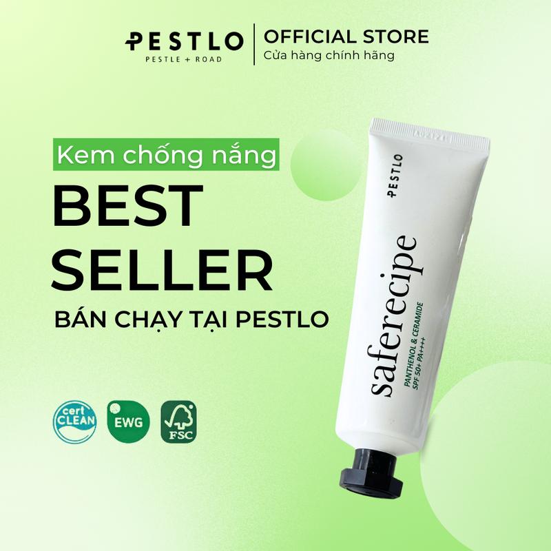 BẢN VẬT LÝ - DA DẦU Kem chống nắng PESTLO Saferecipe Sun Essence SPF50+ PA++++ - kcn pestlo Skincare