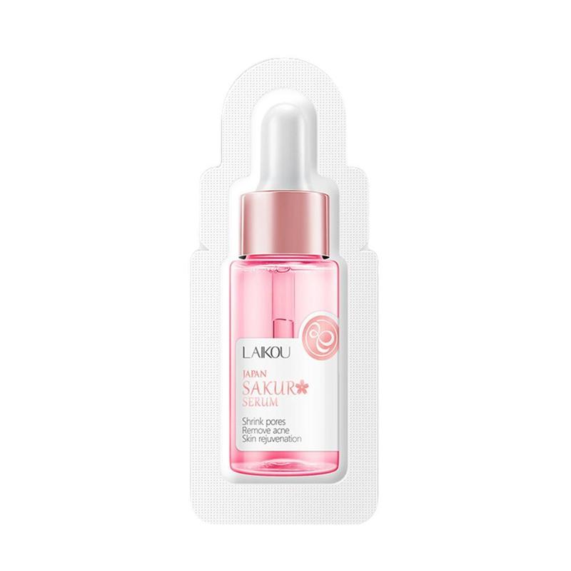 Product Introduction of Sakura Brightening Facial Serum Moisturizing Sachet Smooth Wrinkle For Dullness Skin Care 18