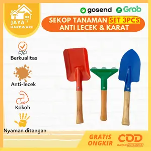 Alat Kebun Berkebun Mini Set 3in1 Sekop Garpu Cangkul Untuk Tanaman Alat Peralatan Dan Perlengkapan Berkebun Taman Bunga Rumah Pasir Mini Kecil Set