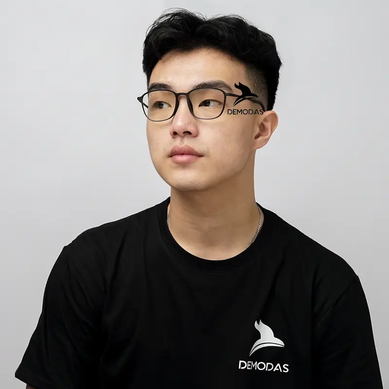 Kacamata Lentur Frame DG2225 Demodas Unisex dengan Lensa Bluecromic Photochromic Blueray Antiradiasi untuk Pria dan Wanita Photocromic 2