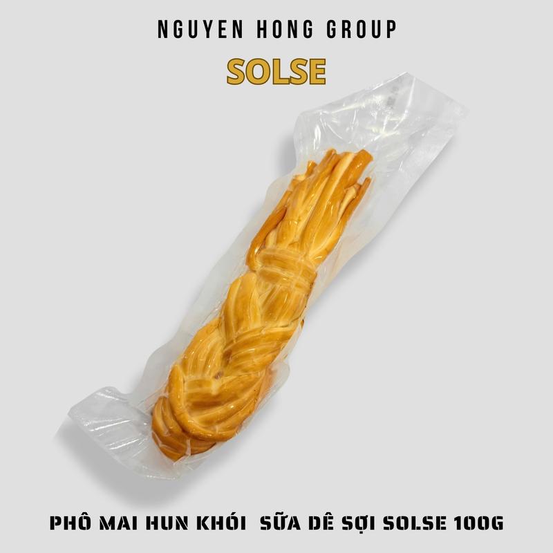 Phô mai hun khói mặn sữa dê sợi SOLSE 100g phomai ăn vặt xé sợi cheeze 3