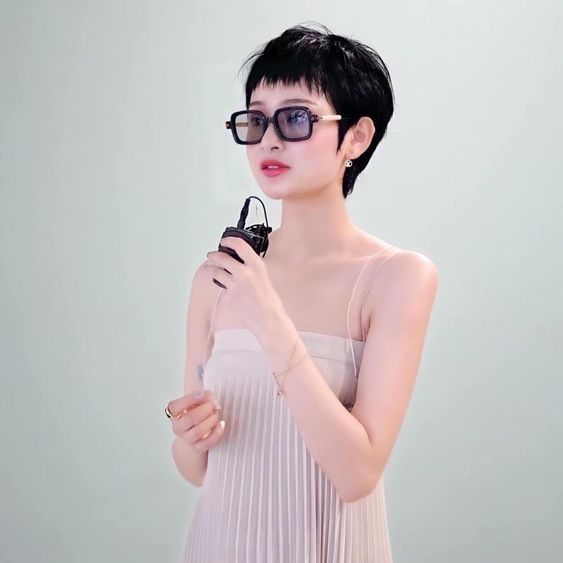 Kính râm thiết kế hiện đại trẻ trung phù hợp đeo đi chơi chụp ảnh đi ban đêm 4