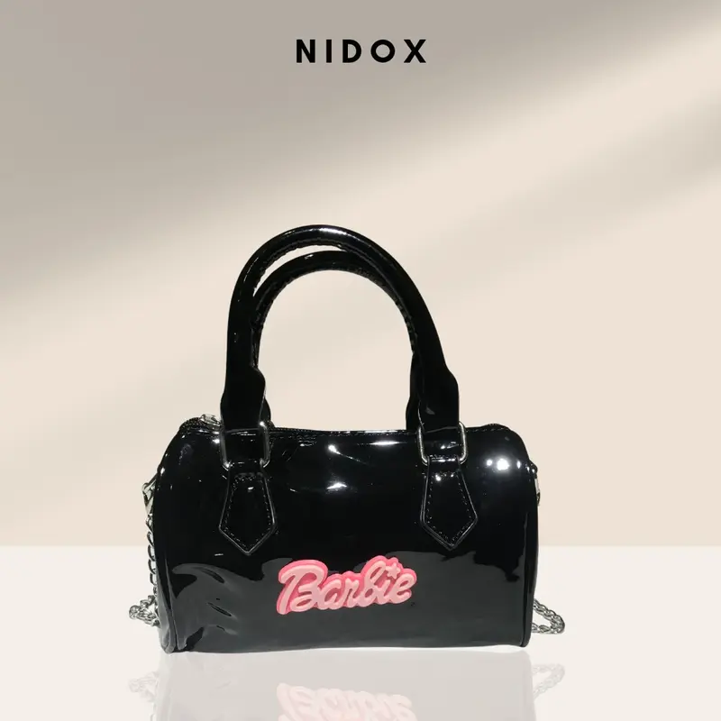 Nidox - Tas Selempang Wanita Barbie Jelly Glossy Handbag Wanita Barbie 1