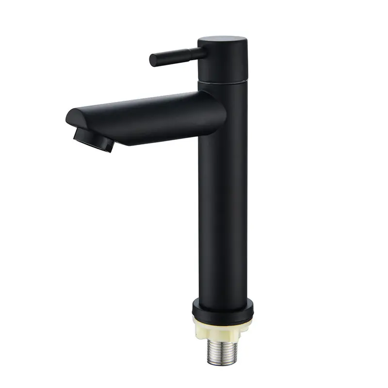 Stainless Steel Single Cold Water Faucet, Public Sink Faucet, For Bathroom And Kitchen 5