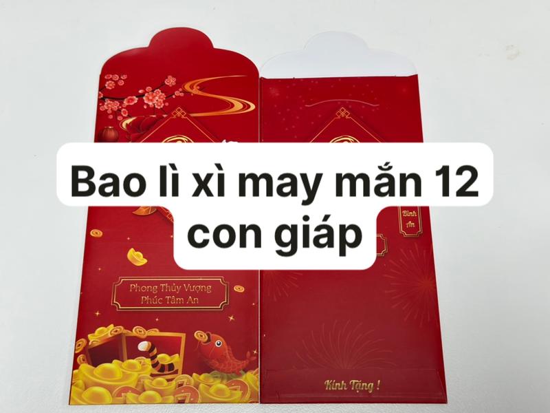Bao lì xì combo mười hai con giáp 0