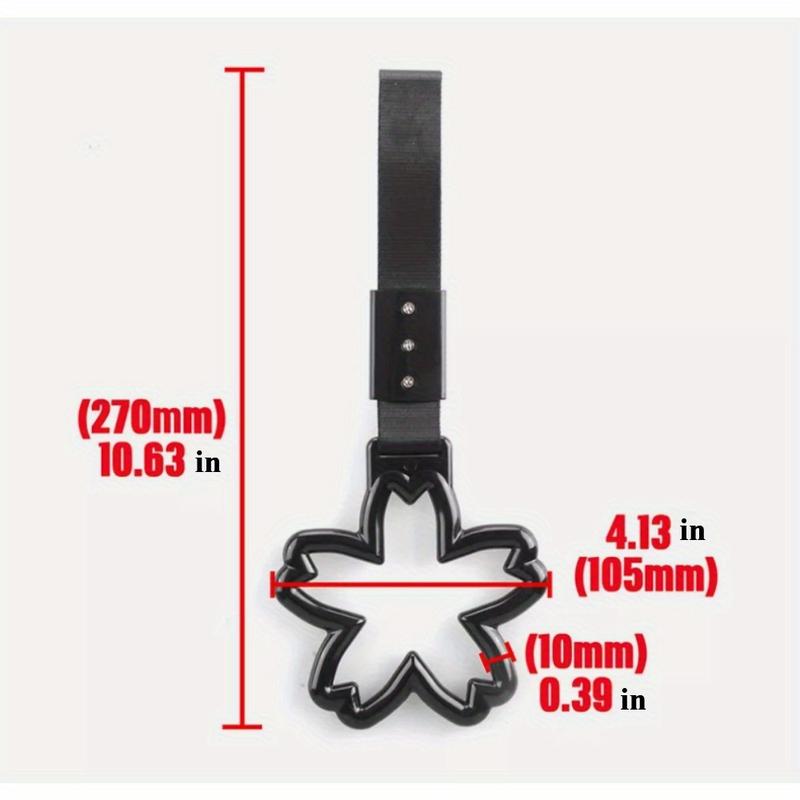 Product Introduction of JDM TSURIKAWA Flower Subway Train Bus Handle Strap Charm Drift New 43